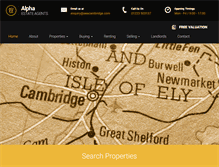 Tablet Screenshot of apmcambridge.co.uk